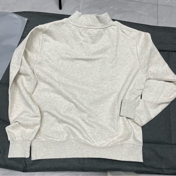 PARKE Cream Sweatshirt with Green Lettering - Picture 6 of 6